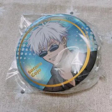 [익명 배송] 주술회전 GiGO 한정 오로라 금박 캔뱃지 고죠 사토루