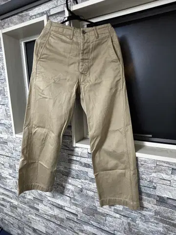 베이지 치노 팬츠 US ARMY