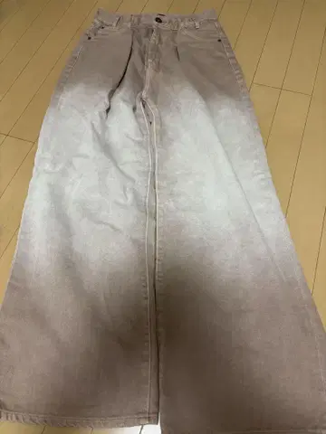 지나시스 턱 와이드 팬츠 핑크