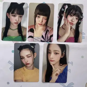 NJZ NewJeans Get Up 사녹 트레이딩 카드 5장 인기 가요