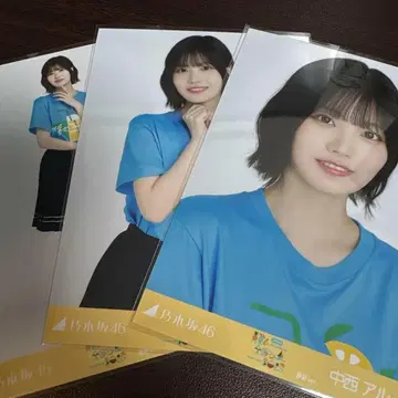 나카니시 아루노 노기자카46 티셔츠 시즈오카ver. 브로마이드 3종 컴프