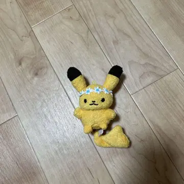 꽃 화관 피카츄 봉제인형