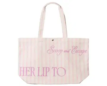 herlipto Scoop and Escape Large Tote 핑크