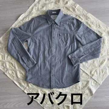 Abercrombie & Fitch 버튼 다운 셔츠 표기 사이즈 M