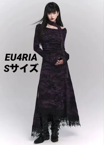 새상품급 EU4RIA 유포리아 고딕 드레스 롱 원피스 지뢰계 모드 스타일