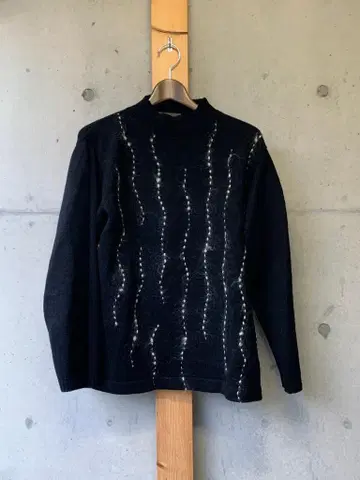 Y's for men 울 스웨터 블랙 와이즈 yohji 요지