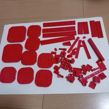 빨간색 LEGO 블록 세트
