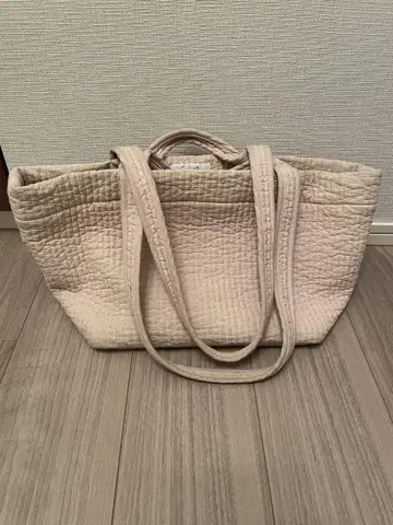 비오는날 가든 퀼팅 토트백