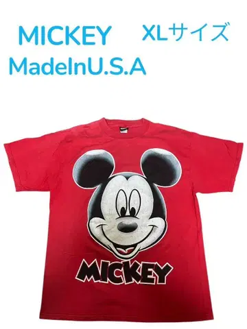 MICKEY 미키 disney 티셔츠 캐릭터 미국제 XL