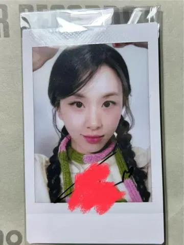 twice #5 타워 레코드 친필 사인 폴라로이드 채영