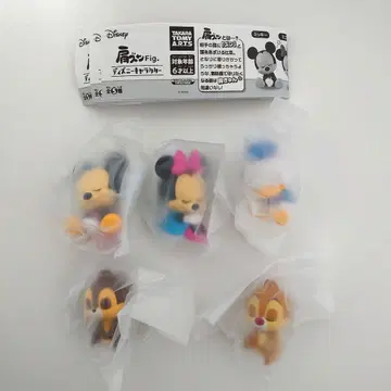 가챠 어깨 쿵 Fig. 디즈니 캐릭터 전5종 컴플리트 세트