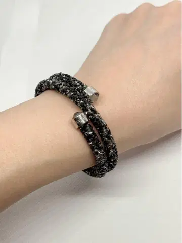 스와로브스키 SWAROVSKI 크리스탈 더스트 더블 뱅글