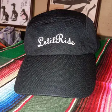 LetitRide 블랙 야구 모자 폴리에스테르