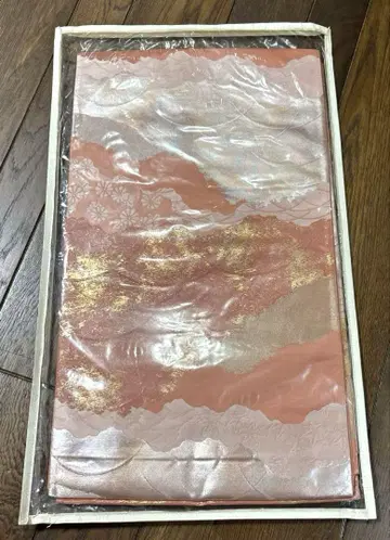 [미사용] 후쿠로 오비 기모노 오비 순수 실크 핑크