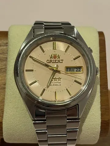 ORIENT 오리엔트 쓰리스타 핑크 손목시계