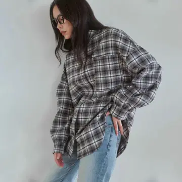 [새상품] 시루무린 체크 셔츠