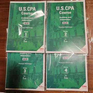 [미사용 새상품] USCPA AUD 문제집 4권 세트