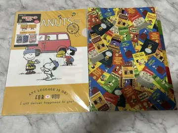 스누피 70주년 우체국 한정판 클리어 파일 인덱스 파일