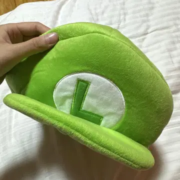 녹색 L 마크 캡 타입 모자