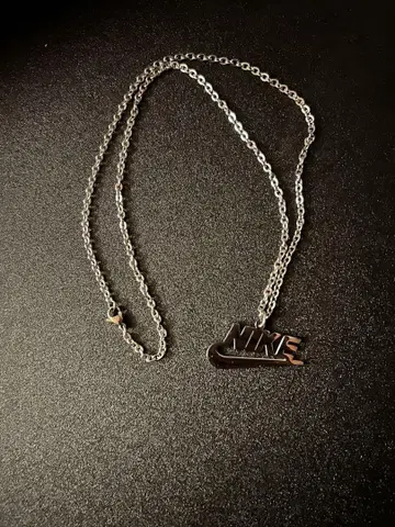 NIKE 목걸이 실버