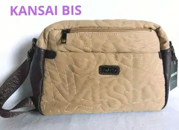 택 포함 KANSAI BIS 퀼팅 숄더백 사선 가케 여행