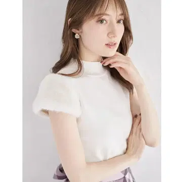 tocco 토코 클로젯 퍼 슬리브 절개 니트 풀오버