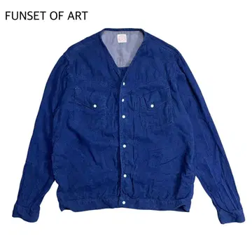 FUNSET OF ART 실크 린넨 자켓 셔츠 M