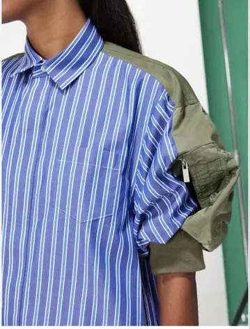 sacai 밀리터리 도킹 원피스