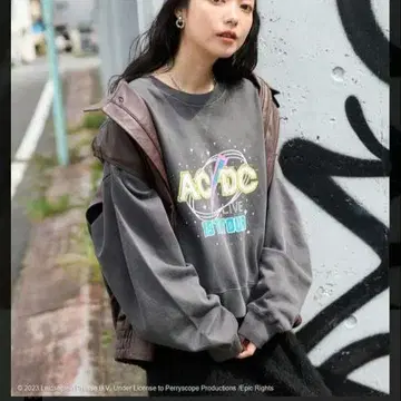 FREAK'S STORE ACDC 맨투맨 락 프린트 프릭스스토어