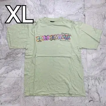 클래식 에디션 T셔츠 남성용 XL 그린 비치샌들 코튼