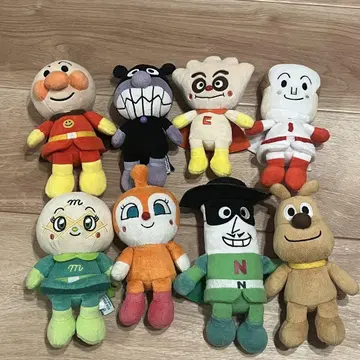 호빵맨 봉제 인형 8체 세트