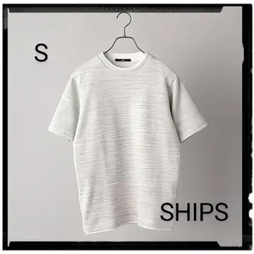 SHIPS [새상품급] 와플 페이크 레이어드 크루넥 티셔츠