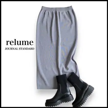 [ 2024 SS ] relume 워셔블 골지 타이트 스커트