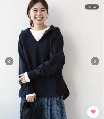 JOURNAL STANDARD relume 네이비 후디
