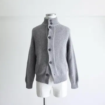 [이탈리아제] Drumohr 로우 게이지 니트 자켓 라이트 그레이 44