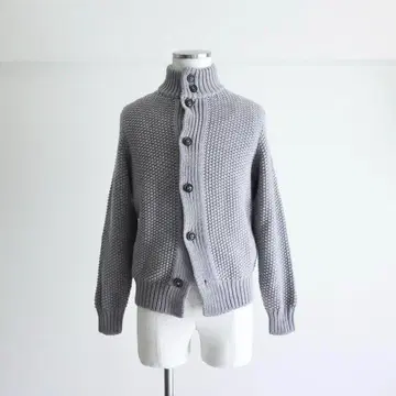 [이탈리아제] Drumohr 로우 게이지 니트 자켓 라이트 그레이 44