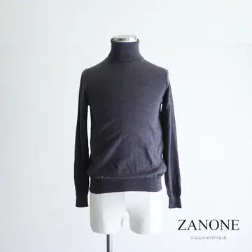 [이탈리아제] ZANONE 하이 게이지 터틀넥 니트 스웨터 44