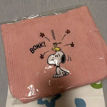 피오누나루 BACH 토트백 PEANUTS 핑크