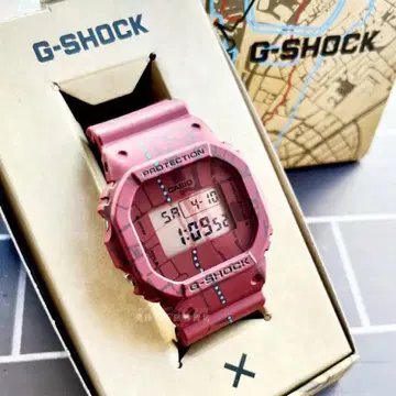 CASIO G-SHOCK 디지털 손목시계 레드 DW-5600SBY-4JR