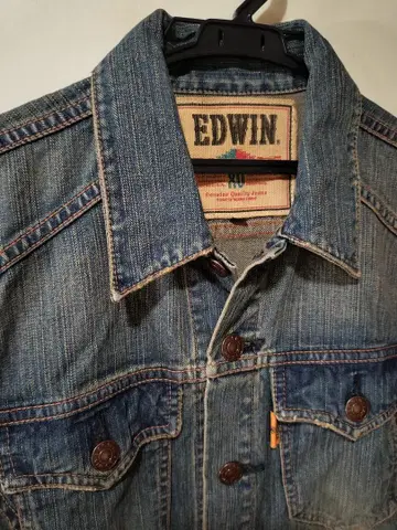 배송비 포함 EDWIN 에드윈 XV 데님 자켓 G 상태 좋음 sizeM