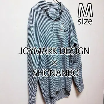 JOYMARK DESIGN x SHONANBO 버튼 셔츠 M 스트라이프