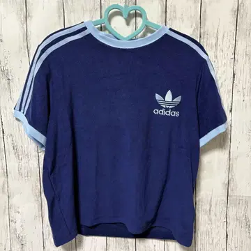 adidas 오리지널 여성용 숏 슬리브 다크 블루 XL