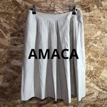 [ 2427번 ] AMACA 아마카 스커트 베이지 계열 색상