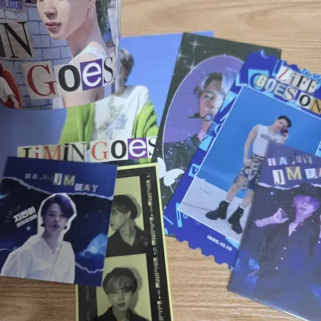 지민 생일카페 굿즈