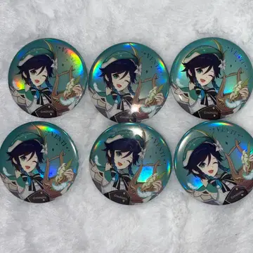 원신 공식 벤티 캔뱃지 6세트