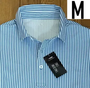 새상품 티고라 골프 스트레치 반팔 피케 셔츠 블루 남성용 M
