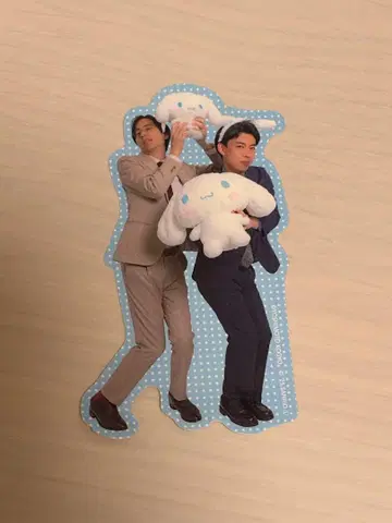만게키 시나모롤 콜라보 스티커 카베 포스터