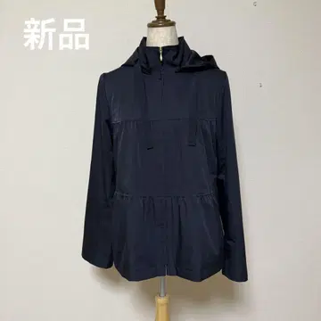 새상품 하나에모리 알마앙로즈 아우터 블루종 티어드 자켓