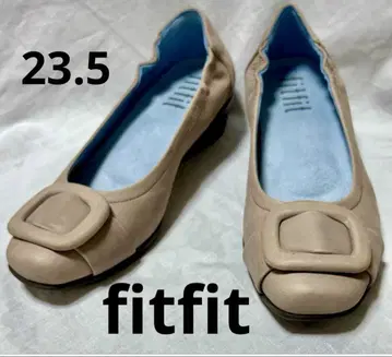 양품 fitfit 펌프스 웨지솔 가죽 신발 컴포트