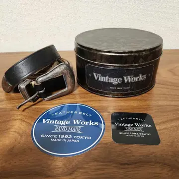 VINTAGE WORKS 내로우 가죽 벨트 DH5744 FREE SIZE
